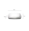 Immagine di Applique Bianca Per Esterno Top Light Andora In Resina Rettangolare IP66