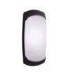 Immagine di Applique Da Esterno Squadrata Nera In Resina IP66 Top Light Andora