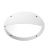Immagine di Applique Esterna Ovale Bianca Monza Top Light IP66