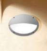 Immagine di Applique Ovale Palpebra Grigio Per Esterni IP66 Monza Top Light