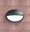 Immagine di Applique Da Esterno Ovale Palpebra Nero IP66 Monza Top Light