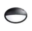 Immagine di Applique Da Esterno Ovale Palpebra Nero IP66 Monza Top Light