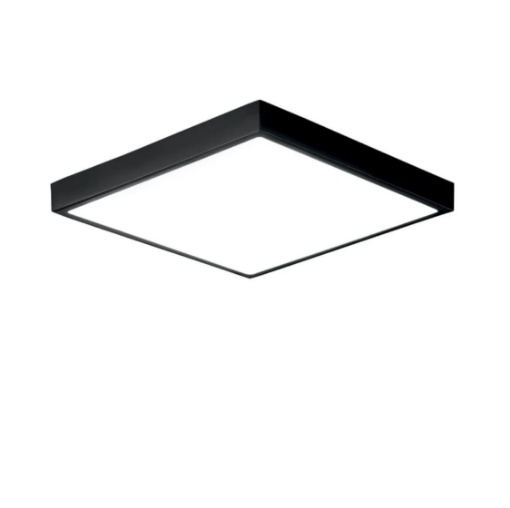 Immagine di Plafoniera Bagno IP44 Domo Nero Led 24w 4000k Intec Light