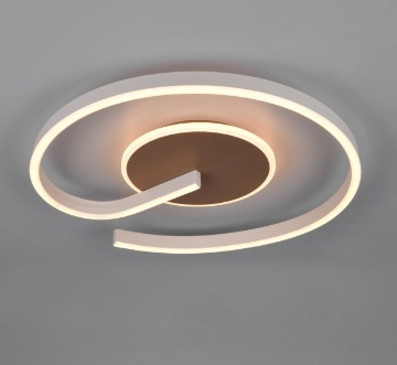 Immagine di Plafoniera Caffe Spirale Led 21w CCT 2700k-4000k Dimmerabile Calle Trio
