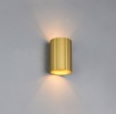Immagine di Applique Oro Cilindro Rigato Luce Sopra e Sotto 1xG9 Imaria Trio