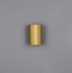 Immagine di Applique Oro Cilindro Rigato Luce Sopra e Sotto 1xG9 Imaria Trio