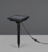 Immagine di Kit 3 Faretti Led Orientabili Da Giardino Con Picchetto e Pannello Solare Obidos Trio
