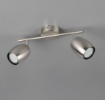 Immagine di Lampada Da Soffitto Con Faretti GU10 Orientabili Nichel Nancy Trio