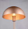 Immagine di Lampada da Tavolo Design Fungo Caffe Oro Nola 1xE27 Trio Lighting