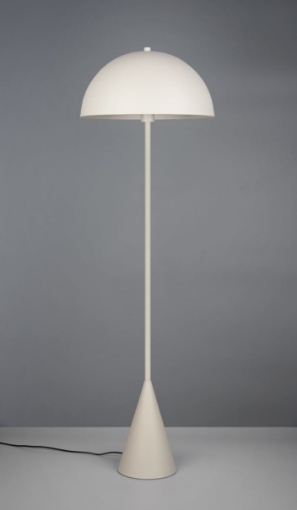 Immagine di Piantana Moderna Cupola Grigio Chiaro Alfie Trio Lighting