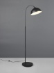 Immagine di Piantana Curva Cupola Orientabile Nero Opaco Sierra Trio Lighting