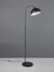 Immagine di Piantana Curva Cupola Orientabile Nero Opaco Sierra Trio Lighting