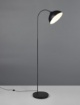 Immagine di Piantana Curva Cupola Orientabile Nero Opaco Sierra Trio Lighting