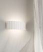 Immagine di Applique Fascia Gesso Rigato Biemissione 34 cm Cyprus Fan Europe