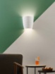 Immagine di Lampada Da Parete In Gesso Righe Orizzontali 2xE27 Corinto Fan Europe