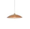 Immagine di Lampada A Sospensione Vetro Ambra 50 cm Per Tavolo Cucina Alexander