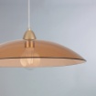 Immagine di Lampada A Sospensione Vetro Ambra 50 cm Per Tavolo Cucina Alexander