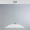 Immagine di Lampadario Alexander Cupola Vetro Bianco 50 Cm Per Cucina Moderna