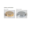 Immagine di Applique Sfera Vetro Bianco Con Cristalli Decorativi Capri Leo Lux