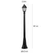 Immagine di Lampione Alto Da Esterno 182 cm Resina IP55 Asti Top Light
