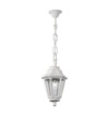 Immagine di Sospensione Lanterna Classica Da Esterno In Resina Bianca IP55 Asti Top Light