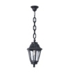 Immagine di Lampadario Classico Per Esterni Nero In Resina IP55 Asti Top Light