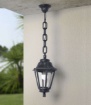 Immagine di Lampadario Classico Per Esterni Nero In Resina IP55 Asti Top Light