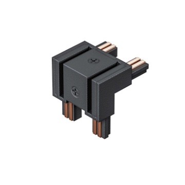 Immagine di Giunto Angolare Per Connesione Binari Ultra Slim Nero 48V Gea Led