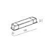 Immagine di Alimentatore In Remoto 75W 220-240V Out 48V Per Binari Gea Led Gaeta