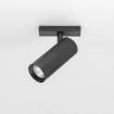 Immagine di Proiettore Nero Orientabile Led 18w 3000k 38° Per Binari Ultra Slim 48v Gea Led
