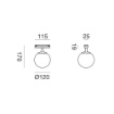 Immagine di Lampada A Sfera Led 6w 3000k Per Binario Ultrasottile 48v Gea Led