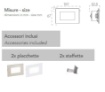 Immagine di Segnapasso Da Esterno IP65 Led 3w 4000k Incasso 503