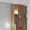 Immagine di Applique Da Comodino Sabbia Pendente Vetro Colorato Regolabile V Line Top Light