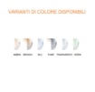 Immagine di Lampada A Sospensione Sabbia Con Pendente Vetro Colorato V Line Top Light