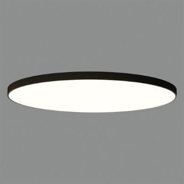 Immagine di Grande Plafoniera Rotonda Led 272w CCT Dali Push London Nero Ø150 cm ACB
