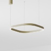 Immagine di Lampadario Moderno Led Criseide Verde Salvia Led 60W 3000k Dimmer Gea Luce