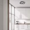 Immagine di Plafoniera Design Plettro Ceramica Grigio 3 Luci Led Gx53 Reloaux Vivida