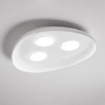 Immagine di Plafoniera In Ceramica Bianca Ovale Led Gx53 Reloaux Vivida