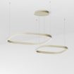 Immagine di Lampadario Design Squadrato Spostabile Verde Salvia Led 3000k Criseide S2D Gea Luce