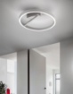 Immagine di Plafoniera Criseide PG Bianca Design Cerchio Led 60W 3000k Dimmerabile Gea Luce