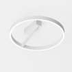 Immagine di Plafoniera Criseide PG Bianca Design Cerchio Led 60W 3000k Dimmerabile Gea Luce