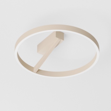 Immagine di Plafoniera Moderna Beige Led 60w 3000k Dimmerabile Criseide PG Gea Luce