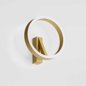 Immagine di Applique Oro Led Biemissione 3000k Dimmerabile Criseide Gea Luce