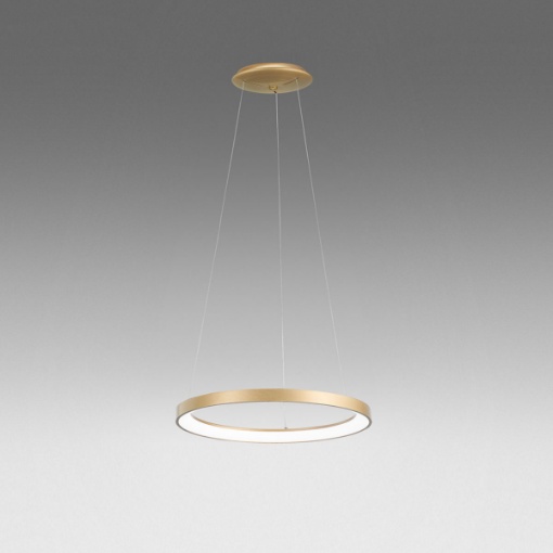 Immagine di Lampadario Led Anello 58cm Krizia Gea Luce Dimmerabile 3000k