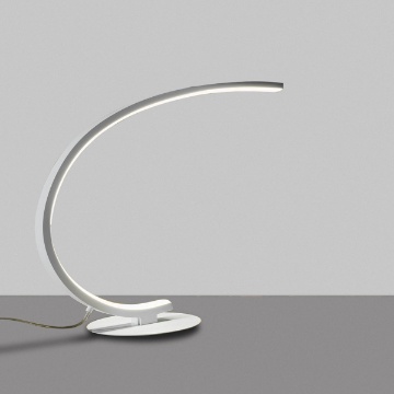 Immagine di Lampada Scrivania Moderna Design Curvo Led Dimmerabile 3000k Iole Gea Luce
