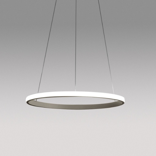 Immagine di Sospensione Moderna Anello Led 28w Dimmerabile Iole Ø60cm Gea Luce