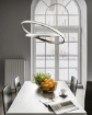 Immagine di Lampadario Moderno 2 Anelli Led 40w Dimmerabile Iole Gea Luce