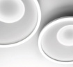 Immagine di Plafoniera Bianca Cerchi Led 50w 3000K Melania P/G Gea Luce