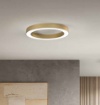 Immagine di Plafoniera Globus Ondaluce Anello 80 cm Led 60w 3000k-4000k