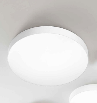 Immagine di Grande Plafoniera Rotonda 80cm Led CCT Dimmerabile 120w Boiler Ondaluce